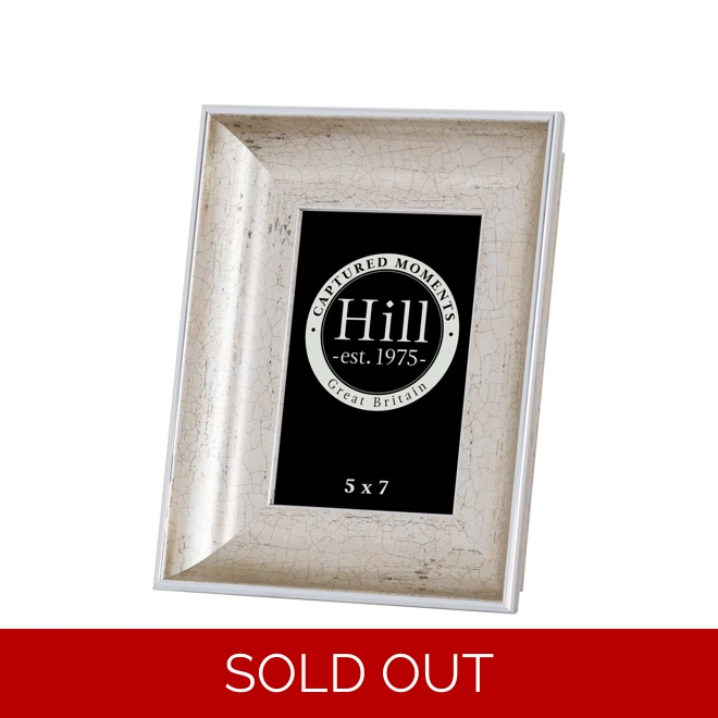 product Image for Antique Silver Crackled Effect Photo Frame 5X7